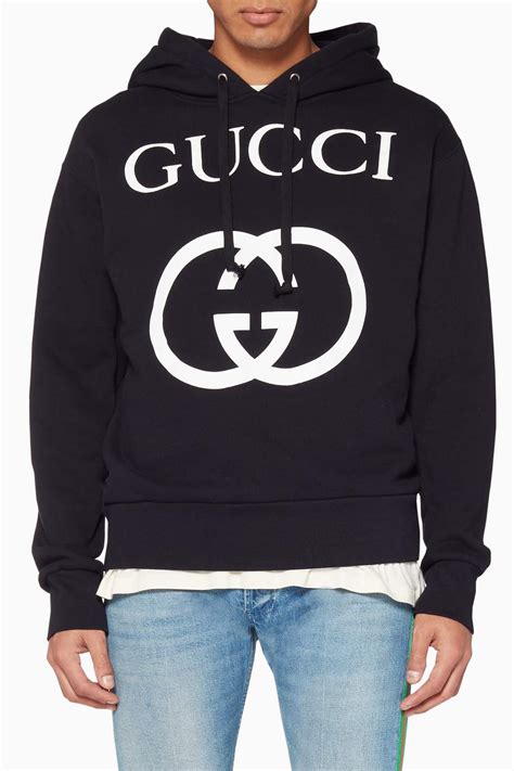 womens black gucci hoodie|black Gucci hoodie men.